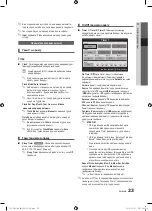 Preview for 211 page of Samsung UE40C7000W Owner'S Instructions Manual