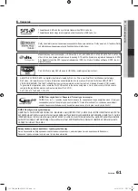 Preview for 249 page of Samsung UE40C7000W Owner'S Instructions Manual