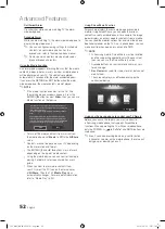 Предварительный просмотр 52 страницы Samsung UE40C8000 User Manual