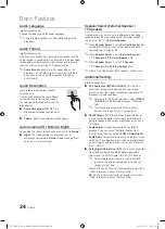 Preview for 24 page of Samsung UE40C8705 User Manual