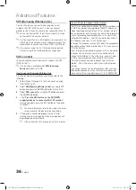 Preview for 36 page of Samsung UE40C8705 User Manual