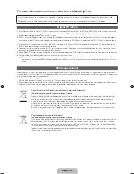 Preview for 2 page of Samsung UE40ES6200 User Manual