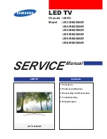 Samsung UE40H6200AW Service Manual preview