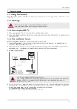 Предварительный просмотр 8 страницы Samsung UE40H7000AL Service Manual