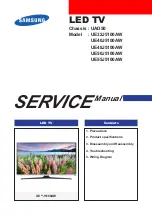 Samsung UE40J5100AW Service Manual preview