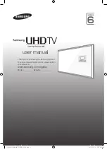 Preview for 1 page of Samsung UE40JU6450 User Manual