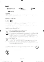 Preview for 44 page of Samsung UE40K5510B User Manual