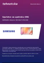 Предварительный просмотр 1 страницы Samsung UE43AU7172U H Series User Manual