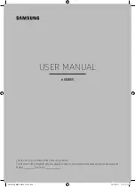 Samsung UE43KU6500 User Manual preview