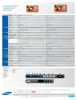 Preview for 2 page of Samsung UE46C Specifications