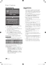 Preview for 20 page of Samsung UE46C7000 User Manual