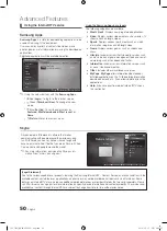 Preview for 50 page of Samsung UE46C7000 User Manual