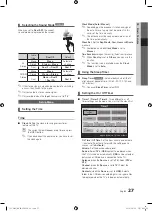 Preview for 27 page of Samsung UE46C9000SK User Manual