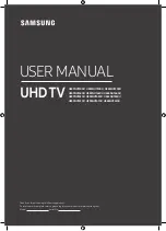 Preview for 23 page of Samsung UE49NU7500U User Manual