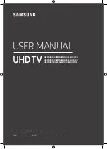 Preview for 23 page of Samsung UE49NU8070U User Manual