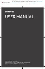Samsung UE50AU7092UXXH User Manual preview