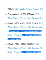 Предварительный просмотр 121 страницы Samsung UE50ES6300U E-Manual