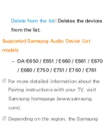 Предварительный просмотр 271 страницы Samsung UE50ES6300U E-Manual