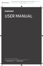 Предварительный просмотр 1 страницы Samsung UE55AU7175UXXC User Manual