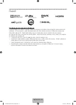 Preview for 72 page of Samsung UE55F9000A User Manual