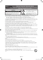 Предварительный просмотр 2 страницы Samsung UE55H6204 User Manual