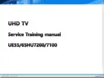 Preview for 1 page of Samsung UE55HU7200 Service Training Manual