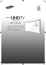 Preview for 1 page of Samsung UE55JU6580 User Manual