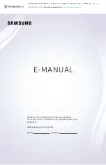 Preview for 1 page of Samsung UE55KU6500UXZT E-Manual