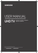 Preview for 23 page of Samsung UE55NU8000U User Manual