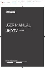 Samsung UE55NU8009TXZG User Manual preview