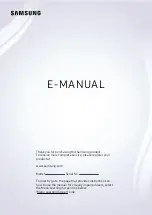 Preview for 2 page of Samsung UE65AU6905KXXC E-Manual