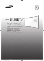 Preview for 1 page of Samsung UE65JS9500 User Manual