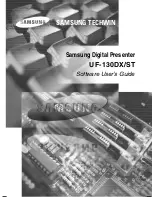 Samsung UF-130DX Software User'S Manual preview