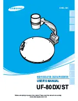 Samsung UF-80DX User Manual preview