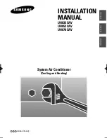 Preview for 34 page of Samsung UH026EAV Series Installation Manual