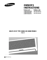 Samsung UMV18B1E2 Owner'S Instructions Manual preview