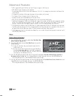 Предварительный просмотр 22 страницы Samsung UN19D4003BD User Manual