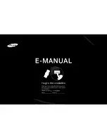 Samsung UN22D5010 E- E-Manual preview