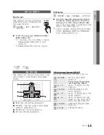 Предварительный просмотр 13 страницы Samsung UN32C4000PD (Korean) User Manual