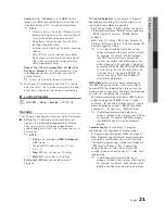 Предварительный просмотр 21 страницы Samsung UN32C5000 User Manual