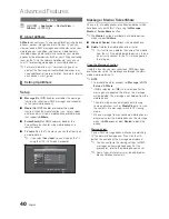 Предварительный просмотр 40 страницы Samsung UN32C5000 User Manual