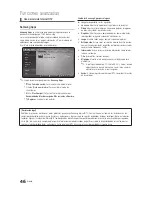 Предварительный просмотр 46 страницы Samsung UN32C6500VF User Manual