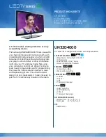 Предварительный просмотр 1 страницы Samsung UN32D4000 Brochure