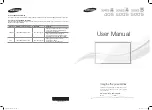 Предварительный просмотр 1 страницы Samsung UN32D4005BD User Manual