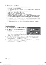 Предварительный просмотр 22 страницы Samsung UN32D4005BD User Manual