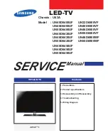 Preview for 1 page of Samsung UN32D6500VF Service Manual