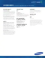 Preview for 2 page of Samsung UN32EH4000 Brochure