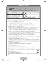 Предварительный просмотр 2 страницы Samsung UN32FH4003 User Manual