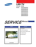 Samsung UN32H6350AF Service Manual preview