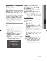 Предварительный просмотр 41 страницы Samsung UN37C6300 User Manual